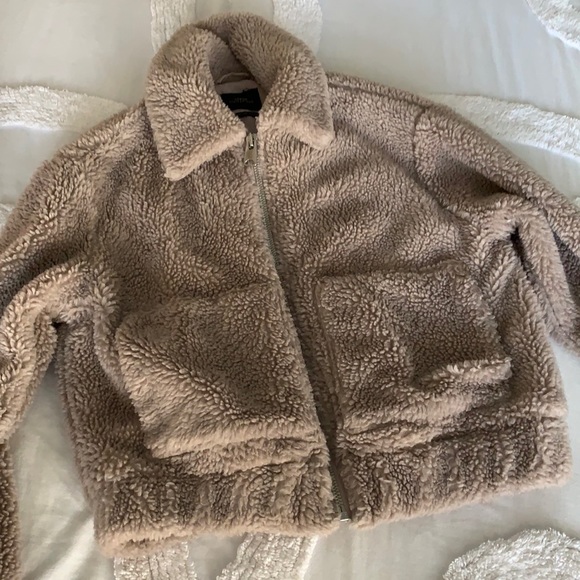Urban outfitters Sherpa zip up jacket - Picture 3 of 6